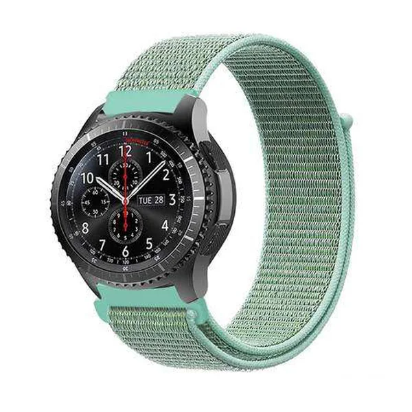 22 мм ремешок для часов samsung galaxy watch 46 мм 42 мм активный 2 нейлон huawei watch gt ремешок Amazfit bip gear S3 Frontier 44 40 - Цвет ремешка: spearmint 31