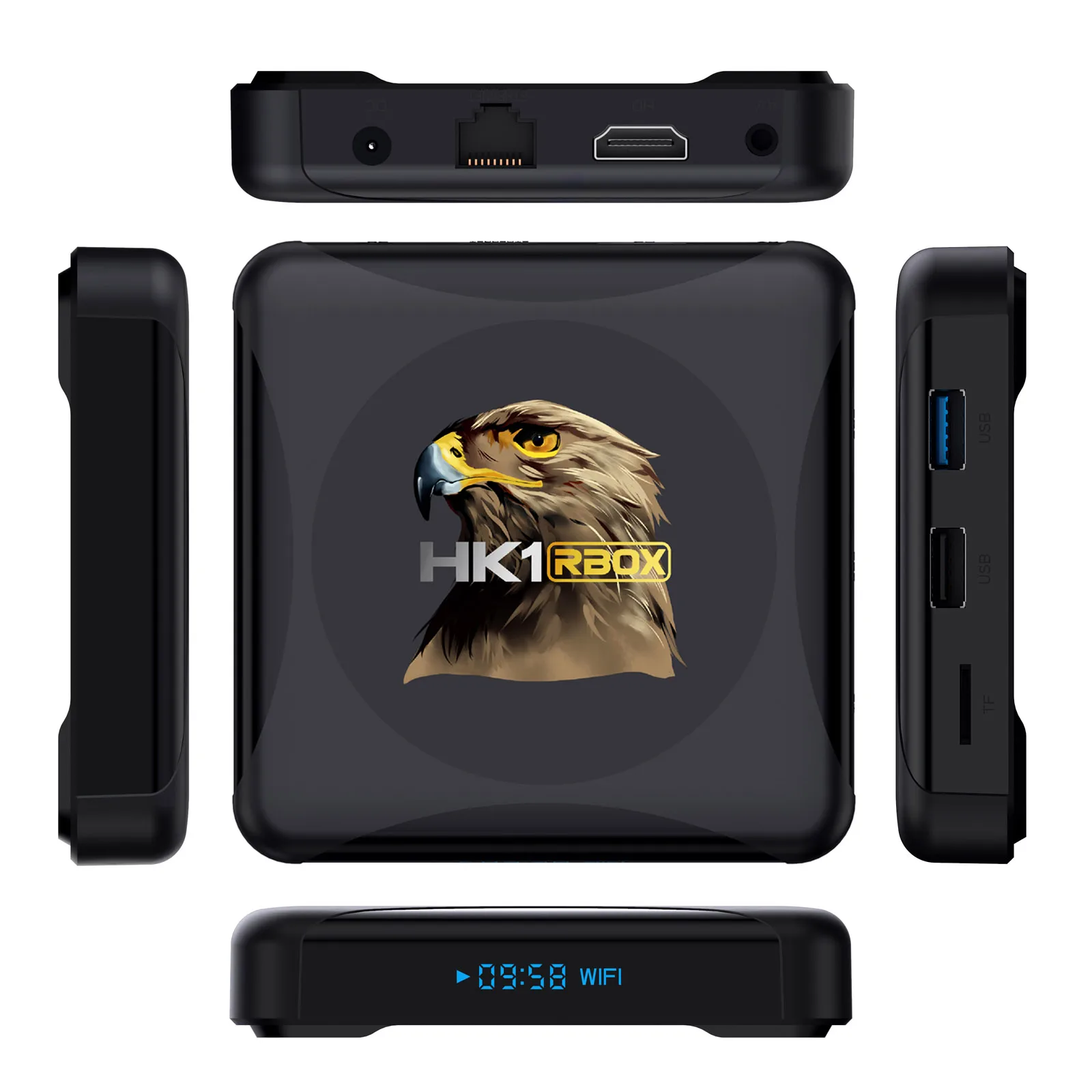 ТВ-приставка HK1 RBOX R1 mini Smart TV Android 10 0 4K медиаплеер RK3318 2 4 ГГц/телефон