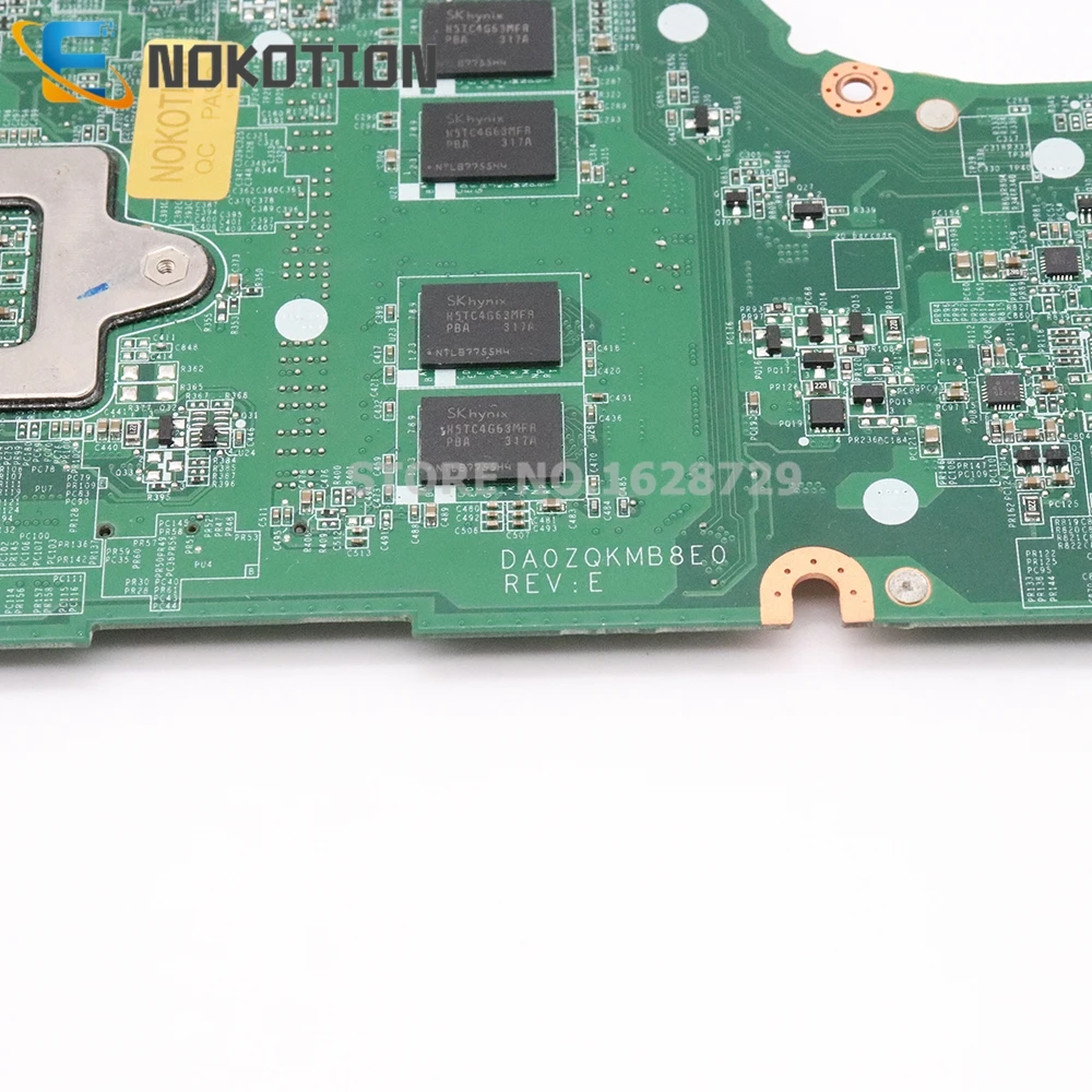 Материнская плата NOKOTION DA0ZQKMB8E0 NBMA311007 NB.MA311.007 для Acer aspire материнская ноутбука SR0XF ЦП