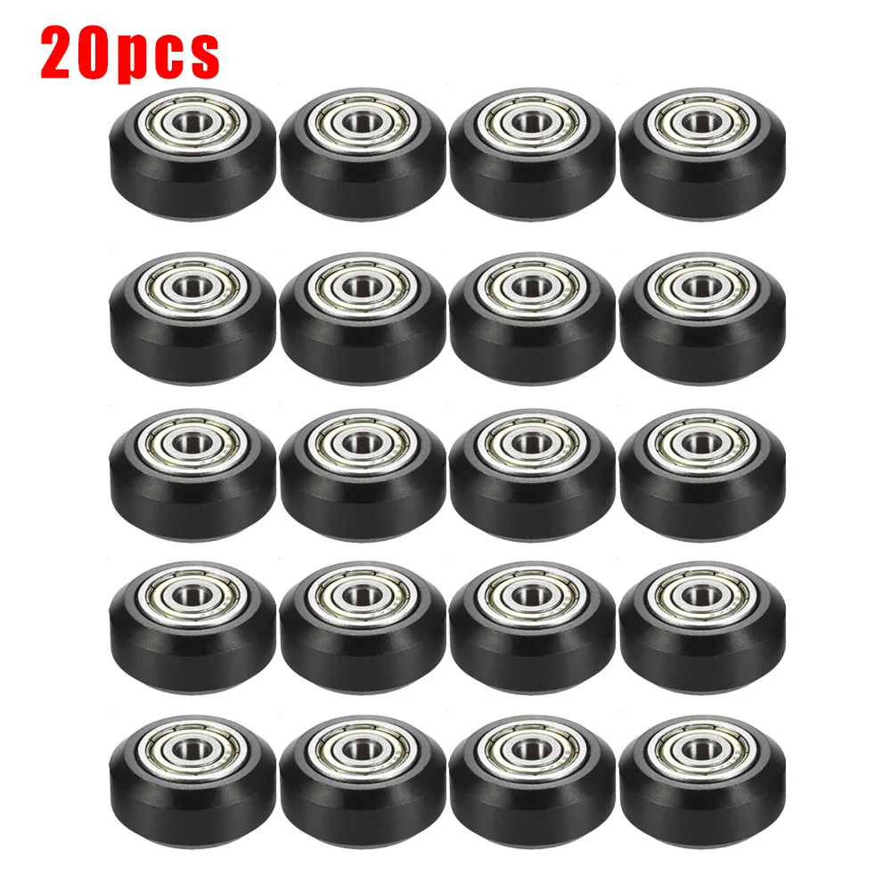 20 шт Openbuilds пластиковые колеса POM шкив шестерни пассивный круглый подшипник