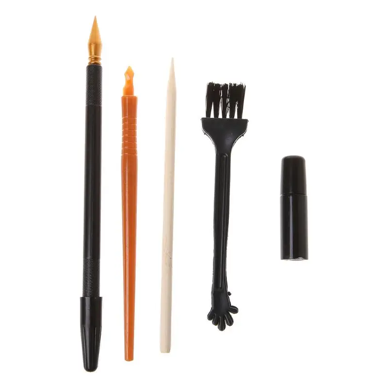 

5Pcs Painting Drawing Scratch Arts Set Stick Scraper Pen Scratch Tool Set