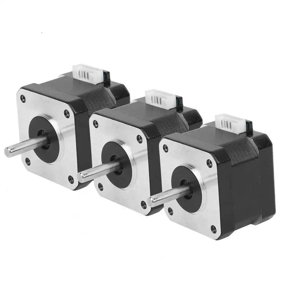 

Stepper Motor Driver Stepper Motors Set Black Stainless Steel 3D Printer Accessories 42BYGHW609 34mm 12V