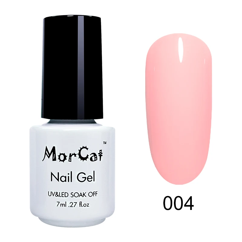 MorCat Гель-лак для ногтей 7 мл флуоресцентный Цветной Гель-лак Soak Off неоновый лак для ногтей лак для нейл-арта Vernis полуперманентный УФ - Цвет: 004