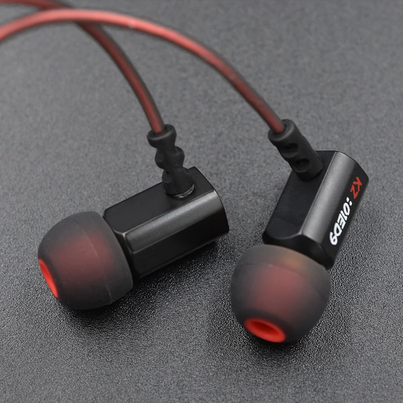 Оригинальные наушники-вкладыши KZ ED9 Hi-Fi наушники с микрофоном DJ ED12 ES3 ES4 ZST AS10 ZS3 ZS6 ZSN