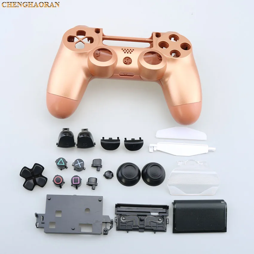 M 1SET Buttons kit Screwdriver Screws Plastic Matte Front Back Hard Upper Housing Shell Case for Sony PS4 Pro Controller JDS-040 - Цвет: M