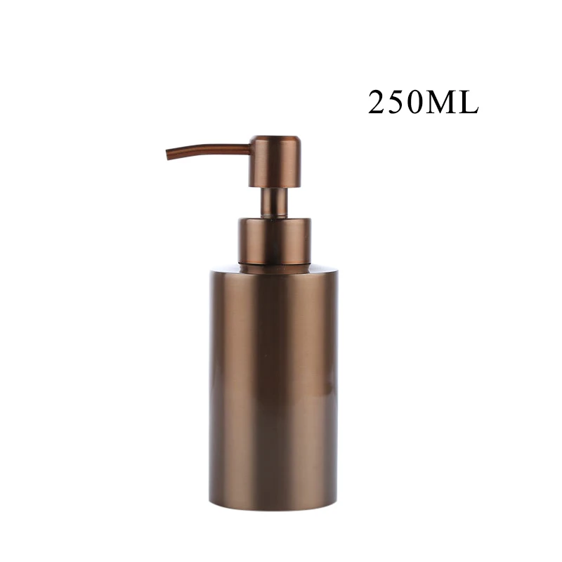 

Liquid Soap Dispenser Bottle Shower Gel Bottle 304 Stainless Steel Kitchen Bathroom Lotion Pump Refillable Cosmetic Bottles #