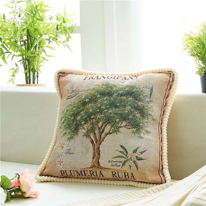 

Fashion Woman Decorative Cushion Cover Cotton Linen Square Throw Pillow Cover 48x48CM Pillowcase Home Office Car Sofa Decoration