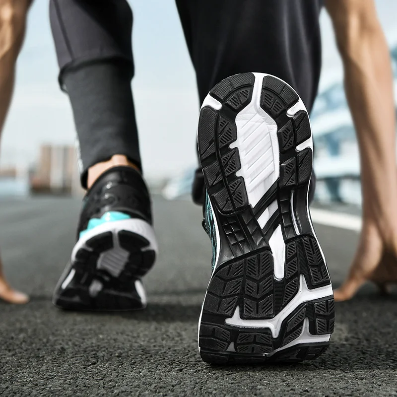 

2021 Spring And Autumn New Breathable Men's Casual Shoes 26 Generation Stable Air Cushion Running Shoes Large Size Sports Shoes