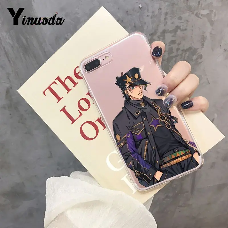 Yinuoda jojo простой красочный телефон аксессуары чехол для Apple iPhone 8 7 6 6S Plus X XS max 5 5S SE XR чехол