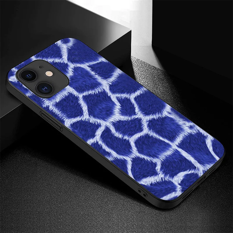 Градиентный леопардовый чехол для iPhone 12 11 Pro Max XS X XR 7/8 Plus роскошный мягкий