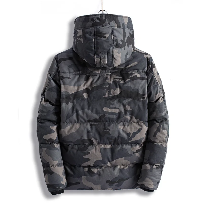 Уличная камуфляжная зимняя походная куртка Мужская Военная Толстая хлопковая