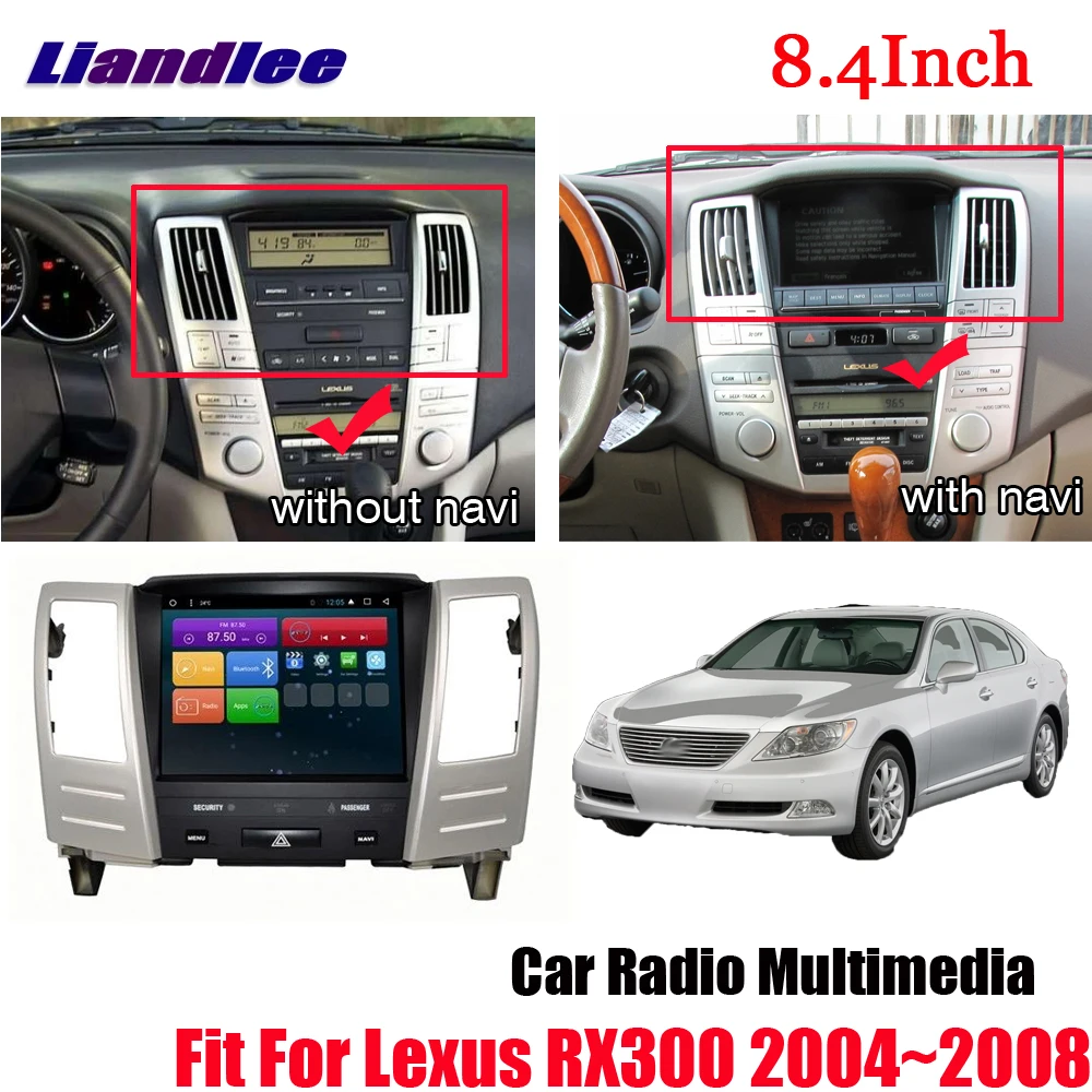 Liandlee Android экран для Lexus RX300/для Toyota Harrier 2003 ~ 2008 Car Carplay BT Wifi GPS Navi навигация карта