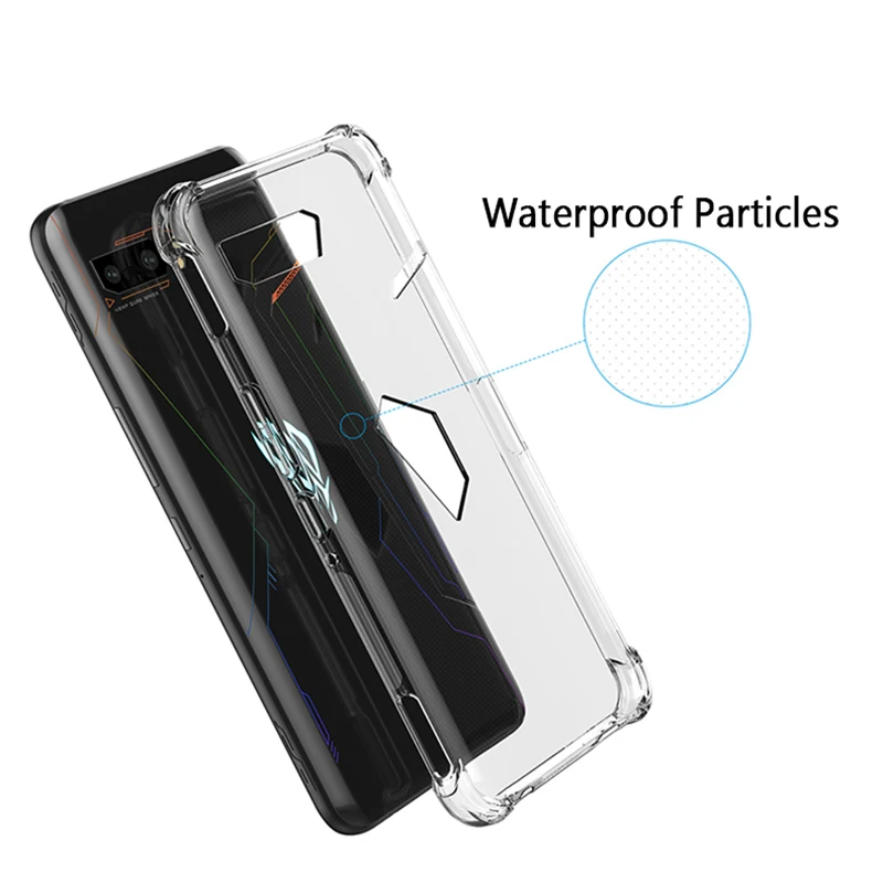 Чехол Auroras для ASUS ROG Phone 2 мягкий силиконовый роскошный прозрачный защитный чехол