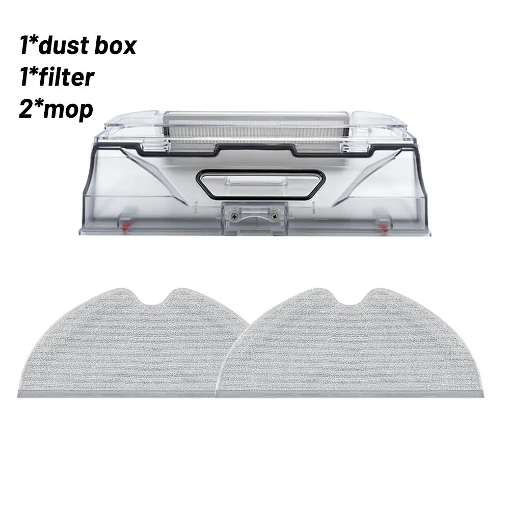 

Dust Box Filter Mop Cloth Replacement Kit For XIAOMI MIJIA 1C STYTJ01ZHM Robot Vacuum Cleaner Replace Parts
