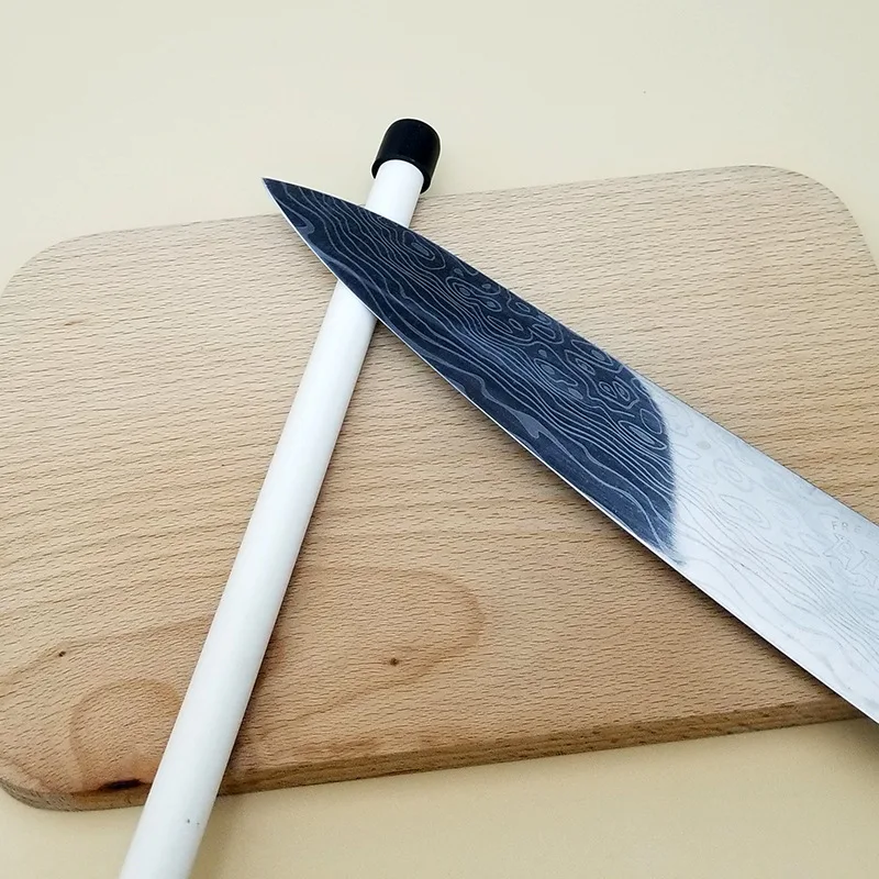 Точилка для ножей с керамическим (циркониевым) стержнем и ручкой из АБС-пластика