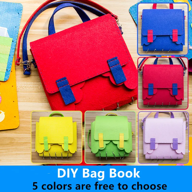 Игла для вязания моей книги и сумки 2 в 1 комплекты ручной работы детская книга