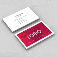 100pcs cheap customized full color double sided printing business card 300gmg paper