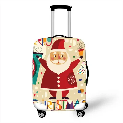 Плотный Рождественский праздничный Чехол для багажа чехол дорожного костюма