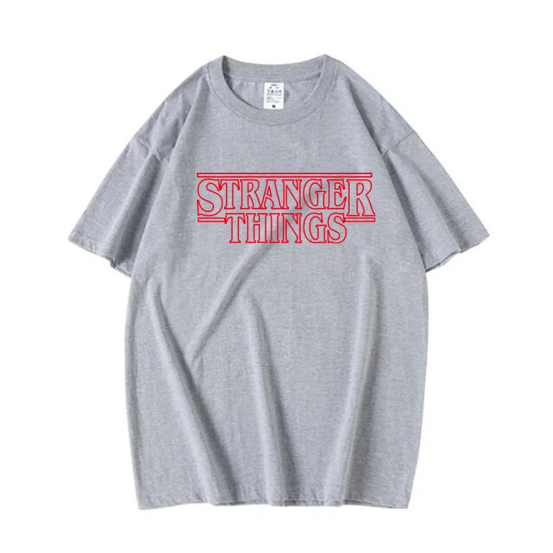 2020 New Horror Stranger Things T Shirt Men/Women Montauk Gothic sweatshit Streetwear T-shirt Casual Short Sleeve Hip Hop Tshirt | Мужская