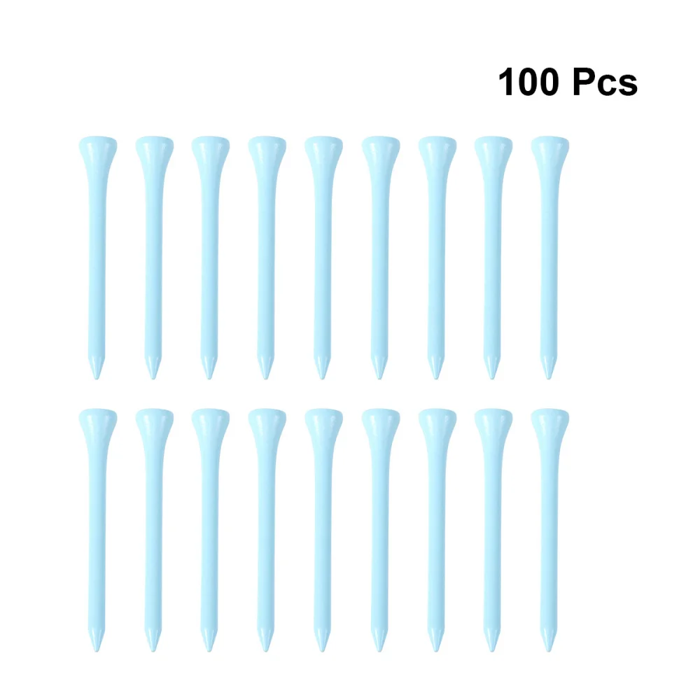 

100pcs 7cm Length Yards Wooden Tees for Outdoor Sports (Red)