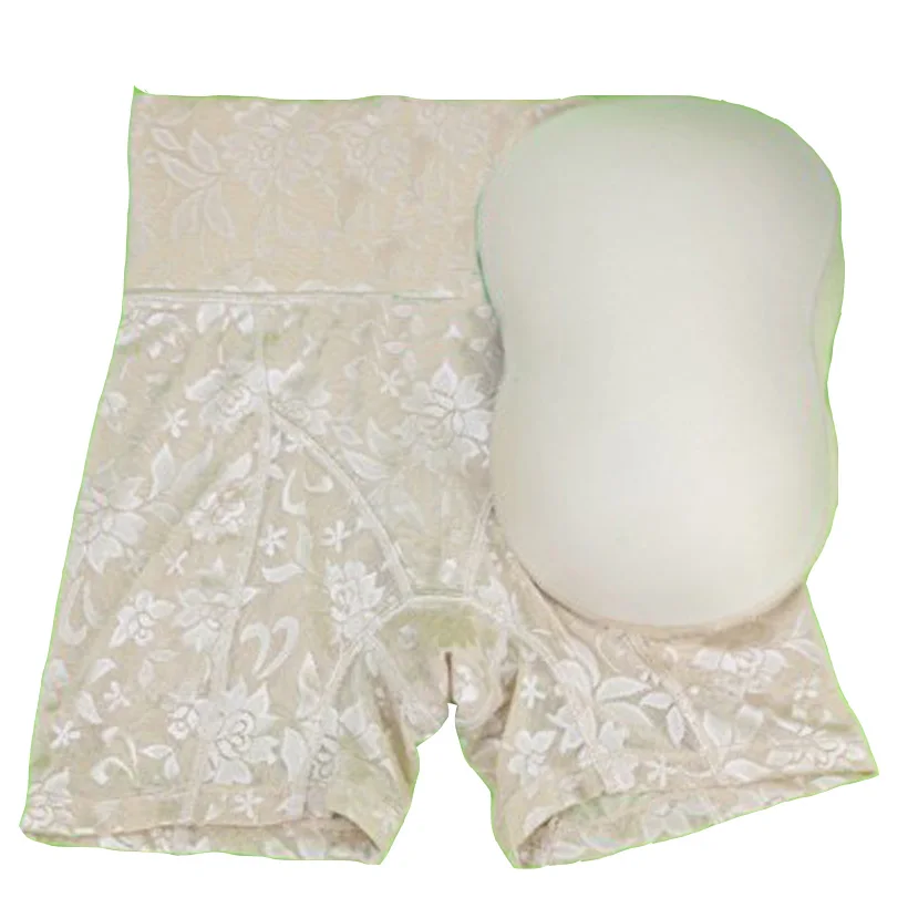 Высокий подъем Для женщин ягодицы подъемник Управление трусики поддельная