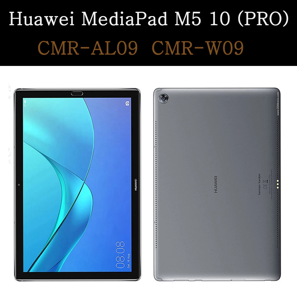 

Tablet Case For Huawei MediaPad M5 10.8 PRO CMR-AL09 / W09 Funda Shockproof Soft Silicone Coque Stand Flip Cover Protective Capa