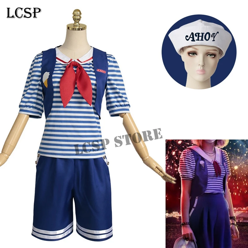 LCSP костюм для косплея очень странные дела Сезон 3 Робин Стив Харрингтон Косплей