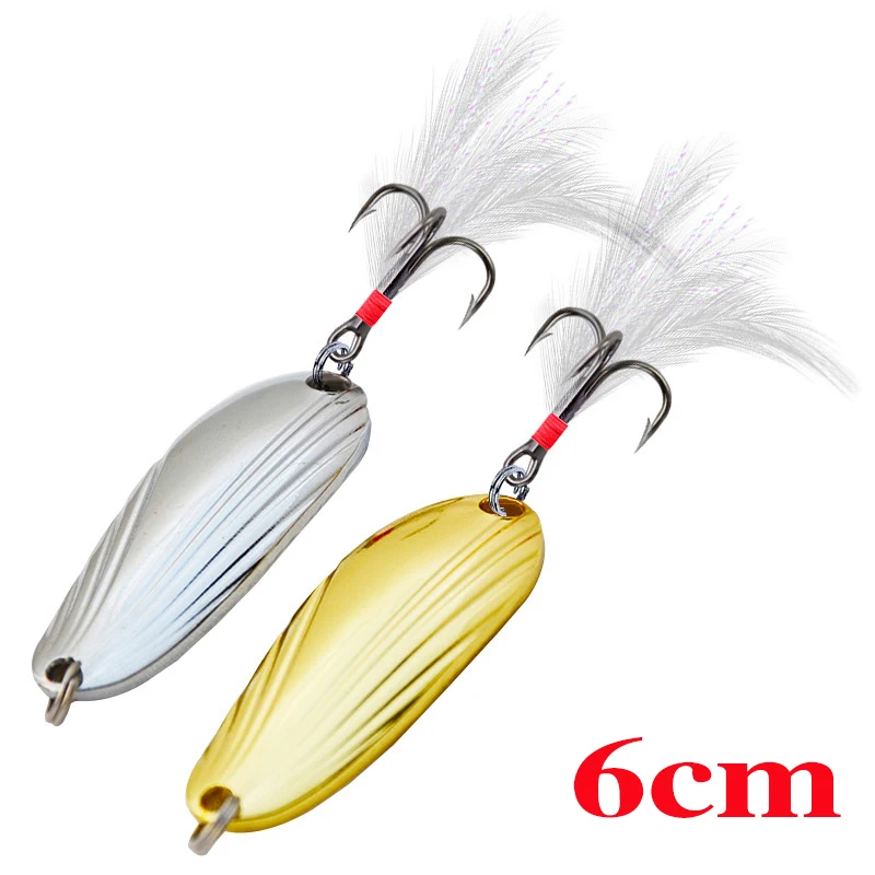 

Металлическая блесна-ложка для форели, 1 шт., 6 см, 8 г