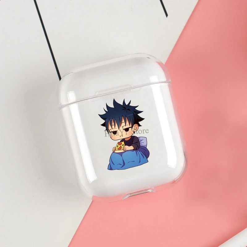 

Прозрачные чехлы для Apple Airpods 1 2, наушники Kaisen Megumi, Bluetooth, беспроводной Чехол для Airpods 2 1 Coque