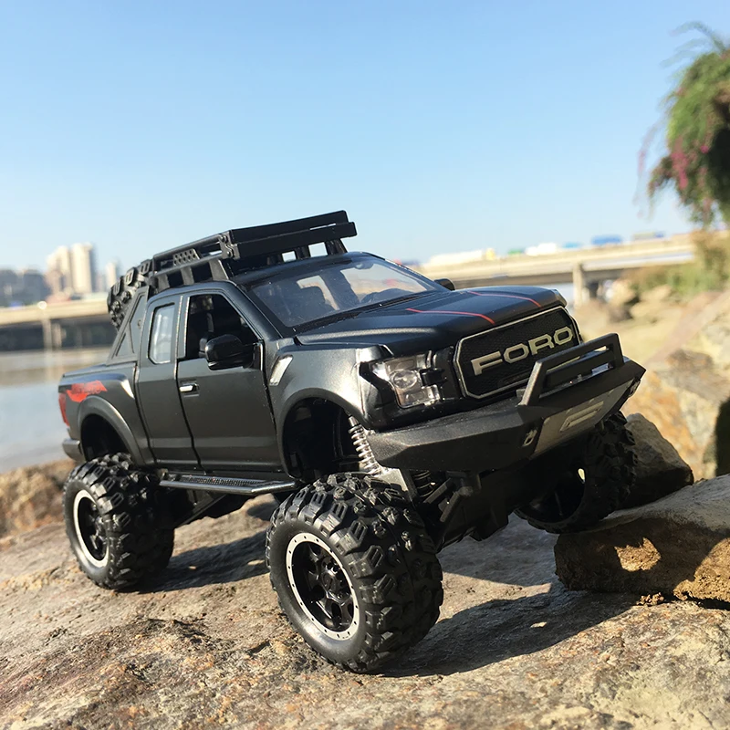 1:32 Масштаб моделирование Raptor F150 модель автомобиля литой автомобиль игрушки