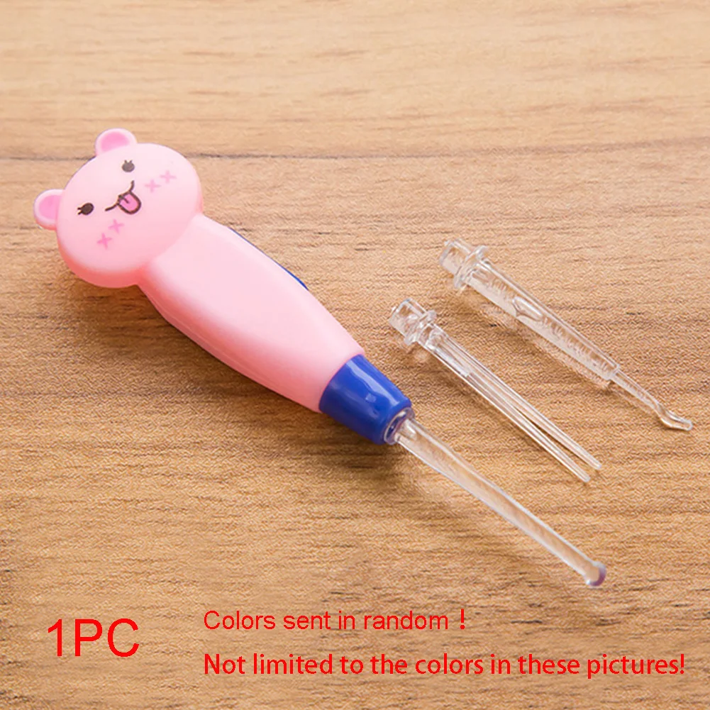 

Baby Adults Care Ears Cleaning with Light Earwax Spoon Digging luminous dig Ear japanese style