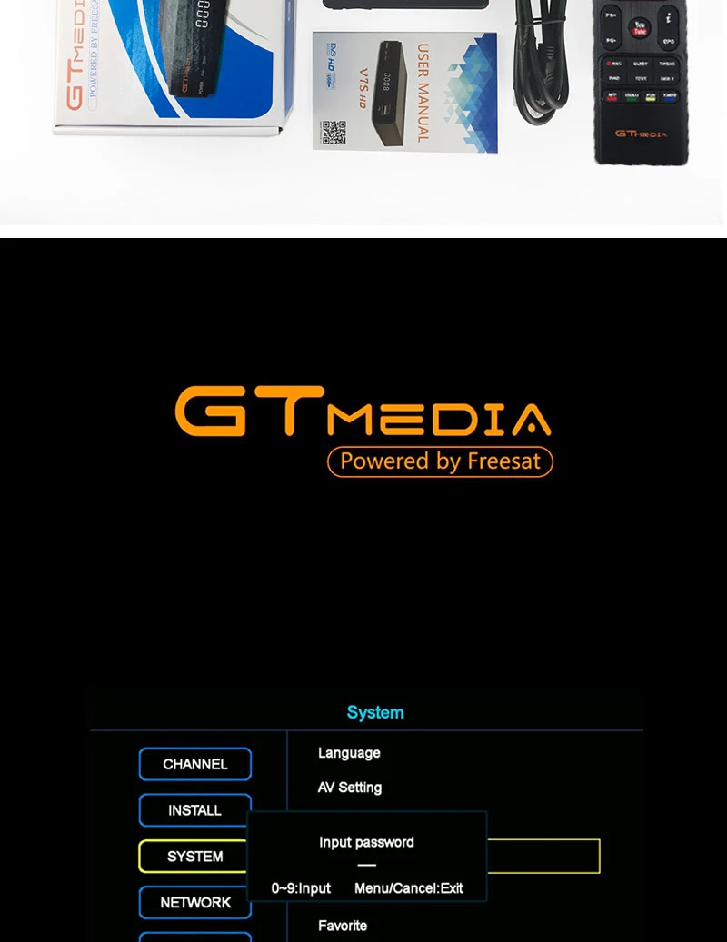 Freesat v7s HD спутниковый ресивер DVB S2 4K gtmedia v7s hd с USB WiFi+ Европа cccam сервер pk gtmedia v8 nove поддержка netflix