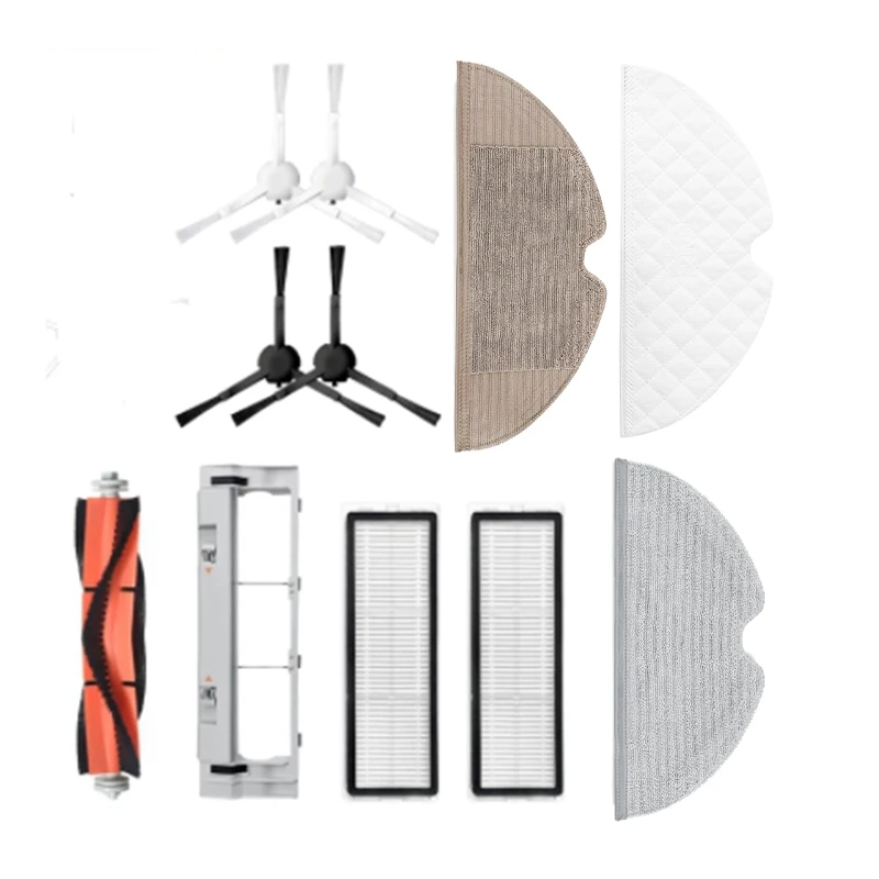 

Фильтр НЕРА Для робота-пылесоса Xiaomi Mijia 1C STYTJ01ZHM, одноразовая салфетка для швабры, боковая щетка, запчасти для основной щетки