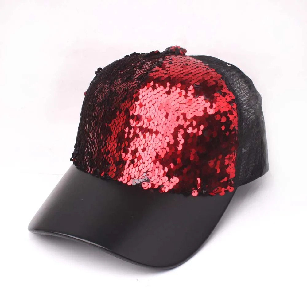 Unisex Men and women sequins stitching cap baseball net new winter fashion | Baseball Caps