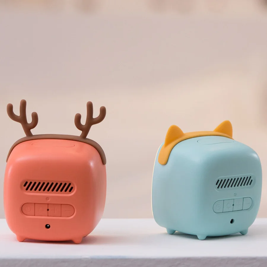 Зеркальный Будильник Электронный милый тихий сон со светодиодной подсветкой