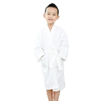 kids cotton bathrobe steam clothing children bath robe breathable