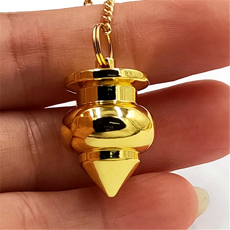 Металлический маятник dowsing исцеление сужение точечный шар египетская катушка