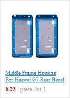 Промежуточный Корпус рамка Запасные детали для Huawei Honor 5A 6X6 10 8X9 V20 средняя накладка крышка