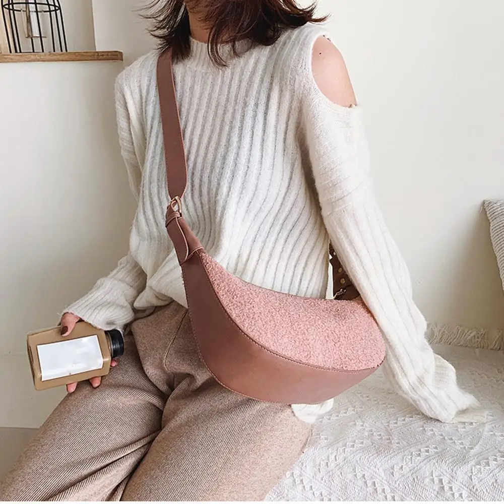 2020 New Fashion Corduroy Shoulder Bag Plush Satchel Casual Wild Simple Messenger Women Single Belt Small Handbag /E | Багаж и сумки