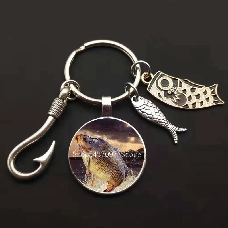 Модный брелок для рыбалки с крючком я люблю рыбу подвеской | Украшения и