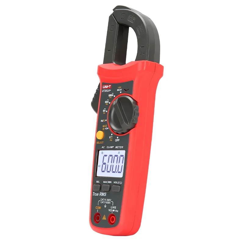 UNI T UT202A + 600A измеритель зажима 600 в вольтметр Автоматический диапазон true RMS