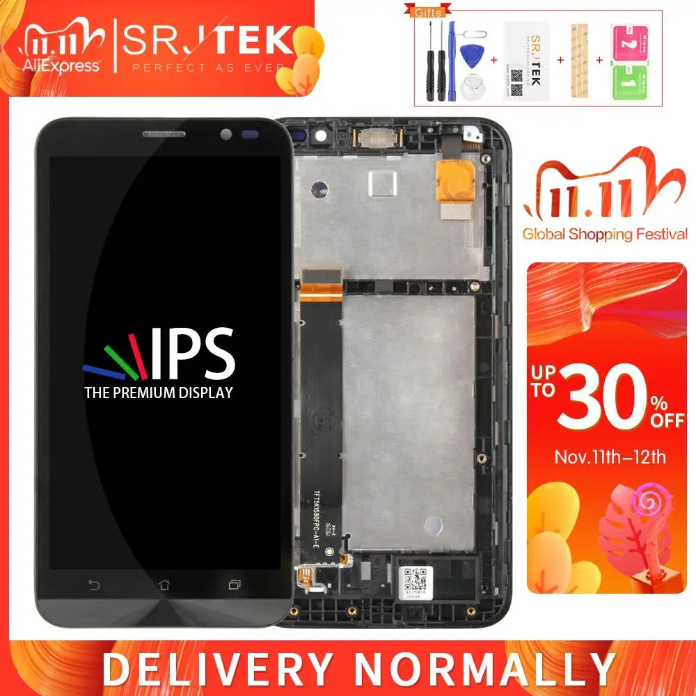 

Srjtek экран для Asus ZenFone Go TV TD-LTE ZB551KL LCD X013D Дисплей сенсорный дигитайзер стекло в сборе 5,5 дюймов X013DB дисплей