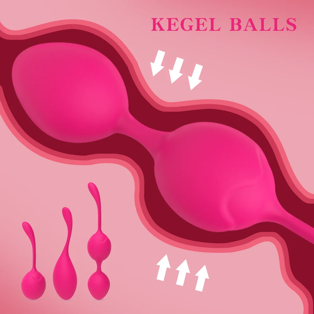 Вагинальные шарики Силиконовые Кегеля шарик секс-игрушка для Для женщин яйцо