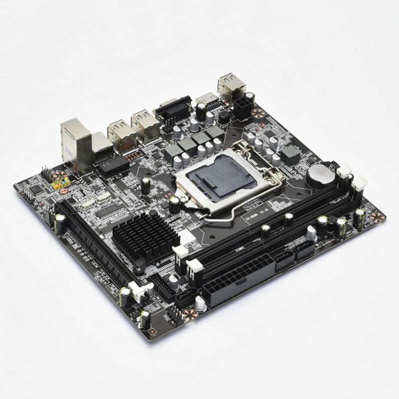Материнская плата H55 LGA1156 2XDDR3 поддерживает 8G SATA2.0 PCI-E X16 для серверной серии |