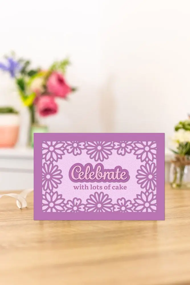 

Lucky Goddess Metal Cutting Dies Daisy Frame diy Scrapbooking Photo Album Decorative Embossing PaperCard Crafts Die