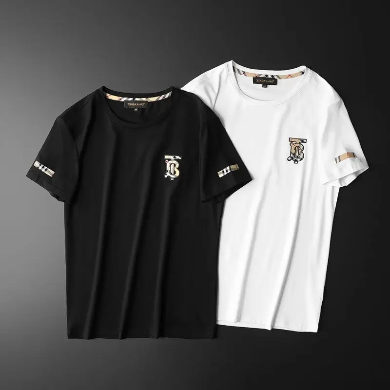 

New summer men's short sleeve T-shirt slim round handsome base coat men's wear