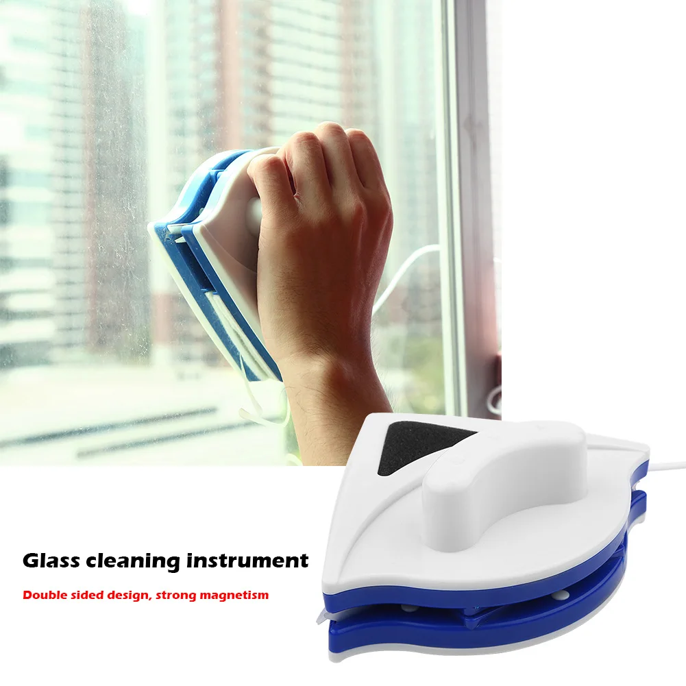 

Double Sided Magnetic Window Glass Cleaner Magnetic Brush Home Wizard Wiper Surface Cleaning Tools For 3-8mm Thickness Windows