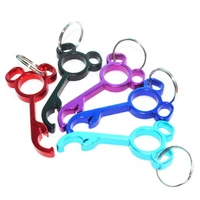 100 pcs lovely metal mickey shaped wine beer bottle opener ring keychain key chain lovely cooking tool gizmos outdoor edc