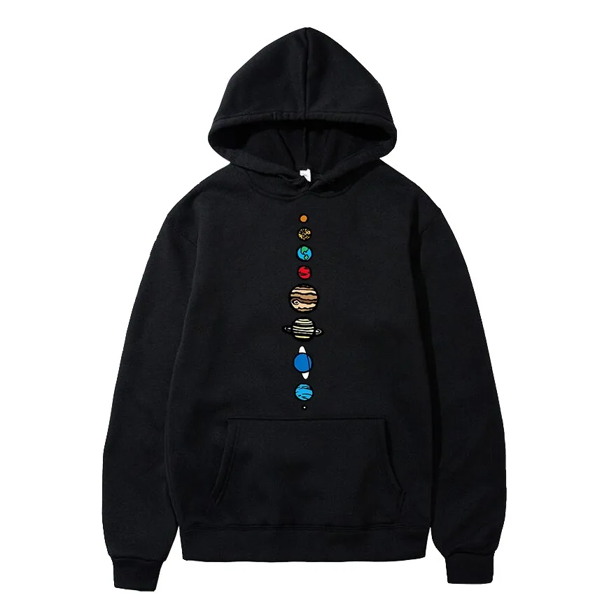 

Planets Colour Men Hoodie 2021 Autumn Winter Warm Fleece High Quality Sweatshirts Creative Design Funny Fashion Fitness Hoodies