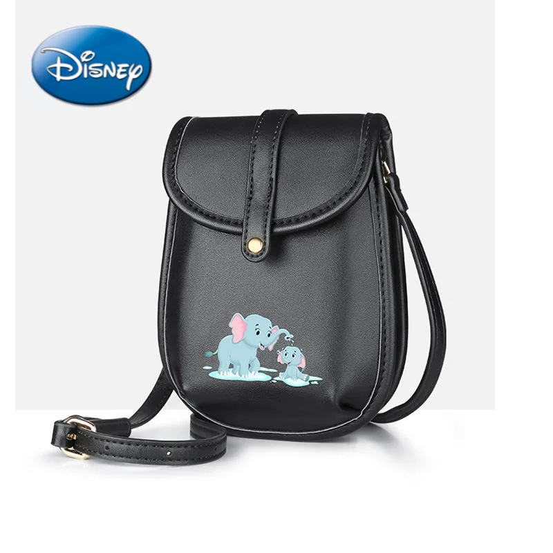 

New Disney bag Dumbo cartoon print womanPU shoulder bag messenger bag handbag tote bag shopping bag female bag trend in 2021